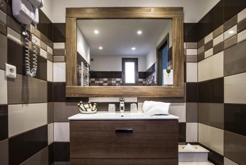 Koupelna v ubytování Le Roc E Fiori Hotel - Teritoria
