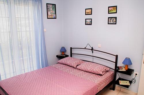 Postel nebo postele na pokoji v ubytování Amalias Place