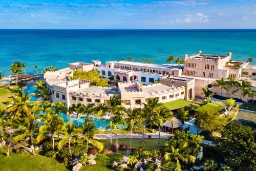 an aerial view of a resort on the beach at Sanctuary Cap Cana, a Luxury Collection Resort, Dominican Republic, Adult All-Inclusive in Punta Cana