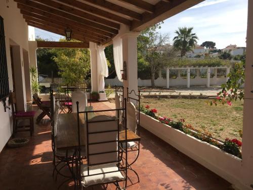 Κήπος έξω από το Casa Rural Paloma