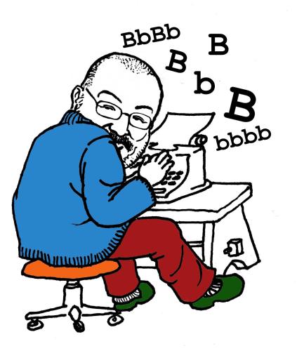 an image of a man sitting at a desk at Bed & Breakfast Barba Bertu in Frassino