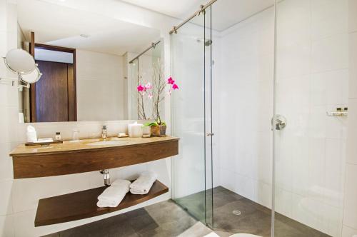 Koupelna v ubytování Hotel Morrison Usaquén