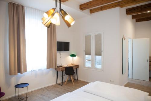 Postel nebo postele na pokoji v ubytování Green Spirit Hotel