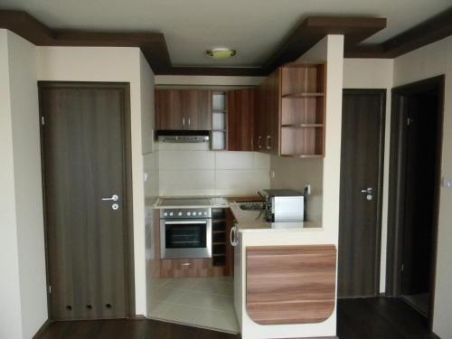 Kuchyň nebo kuchyňský kout v ubytování Hotel Pálma
