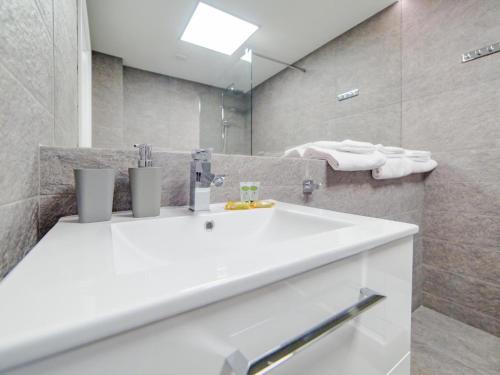 Kúpeľňa v ubytovaní Apartament Wakacyjny z tarasem