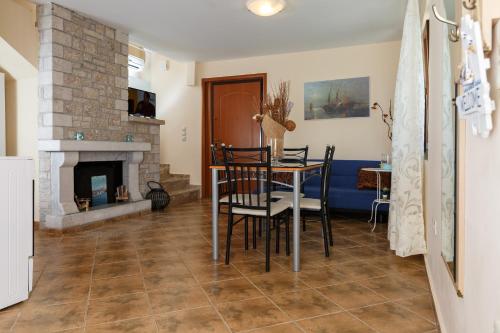 Posezení v ubytování Glyfada Villas