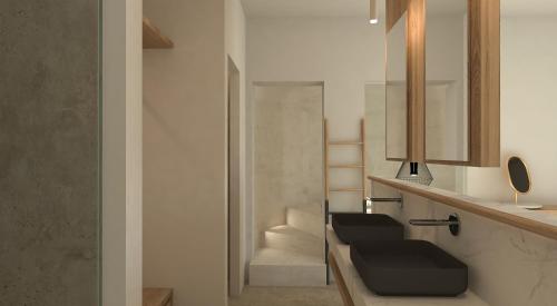 Ванная комната в Apiro Mykonos
