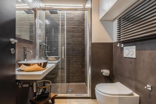 ห้องน้ำของ Borgonuovo Apartments