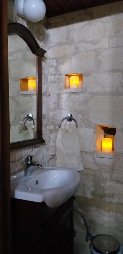 Kylpyhuone majoituspaikassa Magdalous House