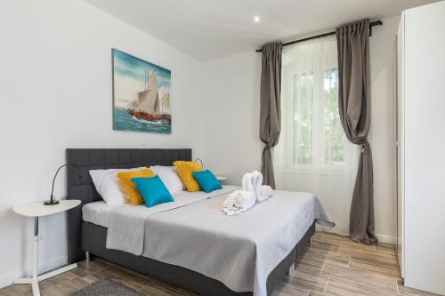 Krevet ili kreveti u jedinici u okviru objekta SeaBed Rooms&Studio Split