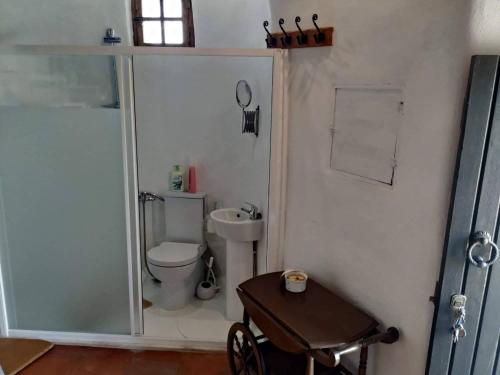 Vonios kambarys apgyvendinimo įstaigoje Casal do Moinho