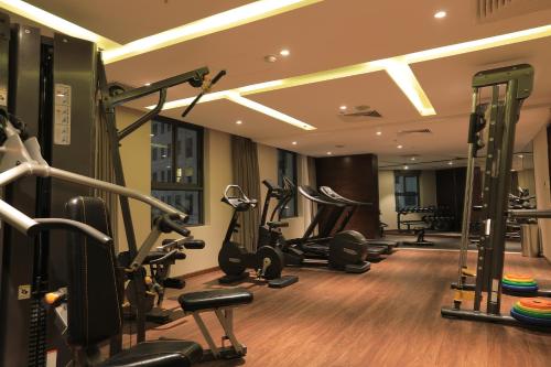 Fitness centrum a/nebo fitness zařízení v ubytování Mandala Hotel & Spa Bac Ninh