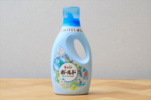 a bottle of baby fluid sitting on a table at Bay Hotel Urayasu-ekimae in Urayasu