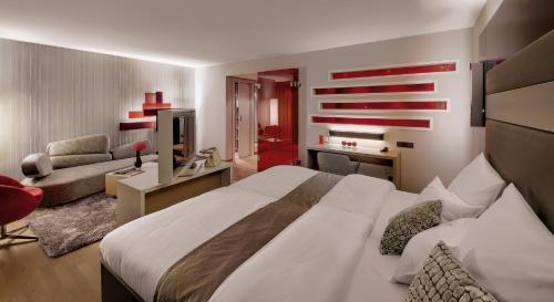 Cama o camas de una habitación en Kremstalerhof