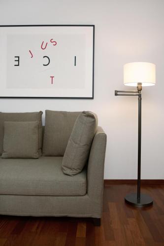 Posezení v ubytování Boutique Hotel Helmhaus Zürich