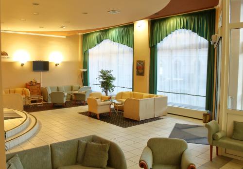 Гостиная зона в Hotel Centrál