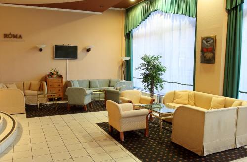 Гостиная зона в Hotel Centrál