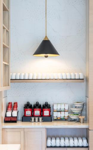 aendant light hangs above a kitchen counter at Hyatt Place Sandestin at Grand Blvd in Destin