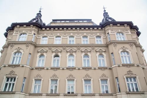 a building in the city of vienna at Modern Art Hotel in Lviv