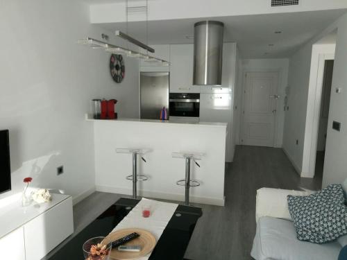 Kuchyňa alebo kuchynka v ubytovaní el apartamento junto al mar