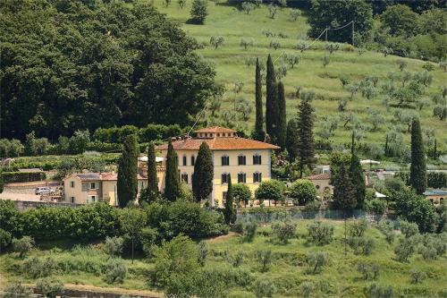 Landskap semula jadi dekat dengan the country house