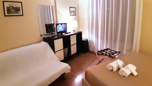 Μια τηλεόραση ή/και κέντρο ψυχαγωγίας στο Hotel Provenza