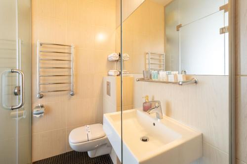Koupelna v ubytování Mini-hotel People