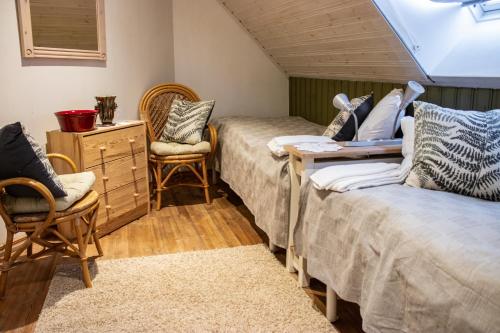 Posezení v ubytování Stora Herrestad B&B