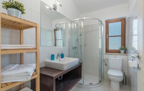 Koupelna v ubytování Villas Adagio
