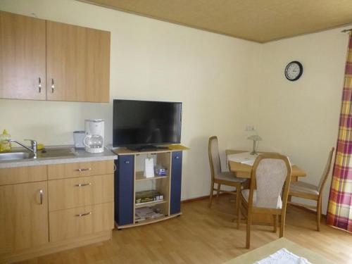 Dapur atau dapur kecil di Ferienwohnung Margit Altenstein