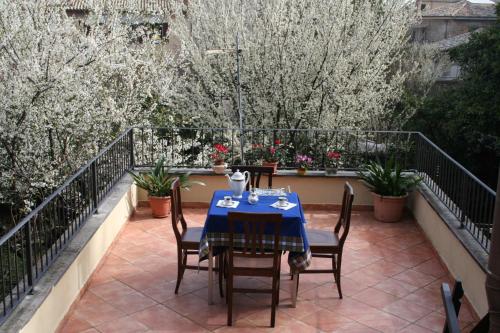 Balkoni atau teres di Casa Flavia