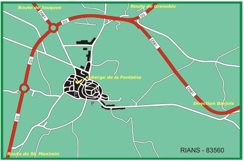 Afbeelding uit fotogalerij van Auberge de la Fontaine in Rians