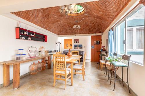 Kuchyň nebo kuchyňský kout v ubytování Hospedaje Del Campanero 19
