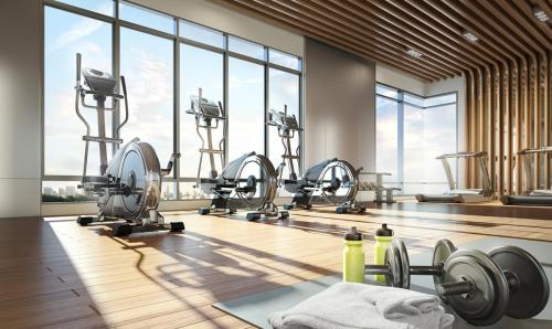 Fitness centrum a/nebo fitness zařízení v ubytování Luxury Homestay at Emira Residence