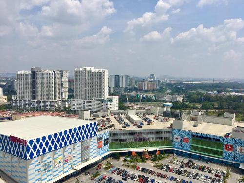 Nespecifikovaný výhled na destinaci Shah Alam nebo výhled na město při pohledu z apartmánu