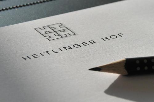 a pencil sitting on top of ahealthier hot paper at Heitlinger Hof in Tiefenbach