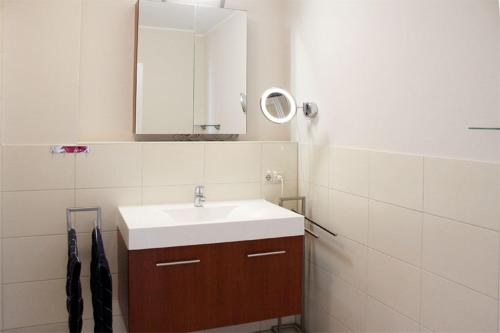 Bilik mandi di Appartementanlage Urlaubsträume