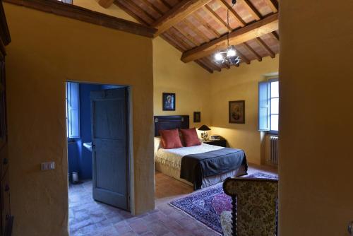 Säng eller sängar i ett rum på Casale Monticchio
