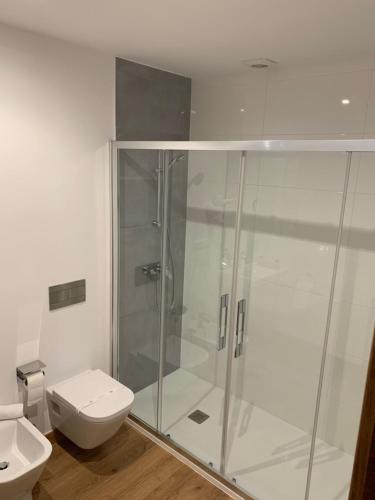 Kúpeľňa v ubytovaní hotel la trainera