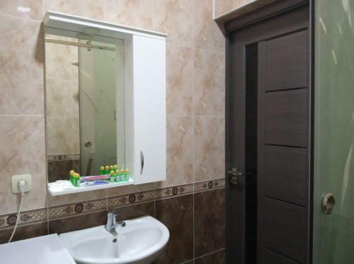 Bilik mandi di Apartment Downtown