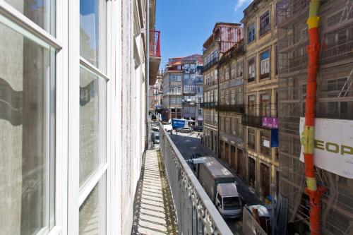 a view of a street from a window of a building at RVA - Porto Central Flats in Porto