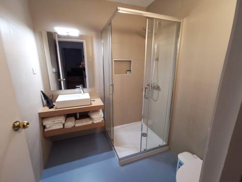 Ванная комната в Apartamentos da Galé