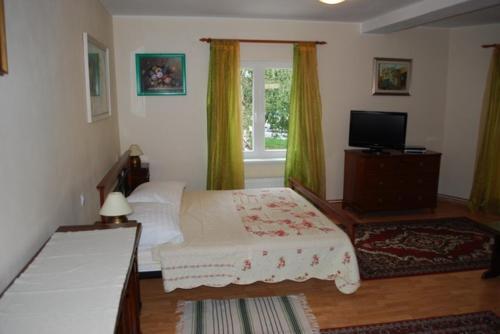 Giường trong phòng chung tại Penzion da Giacomo