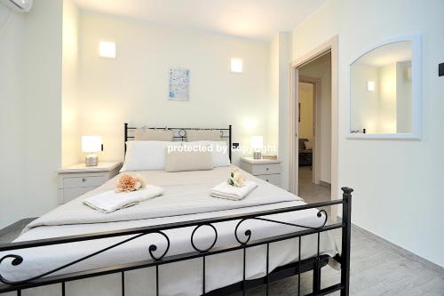 Ένα ή περισσότερα κρεβάτια σε δωμάτιο στο Luxury Penthouse Sea View
