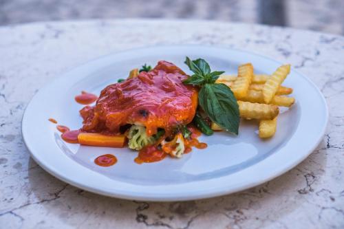 Comida en el hotel o alrededores