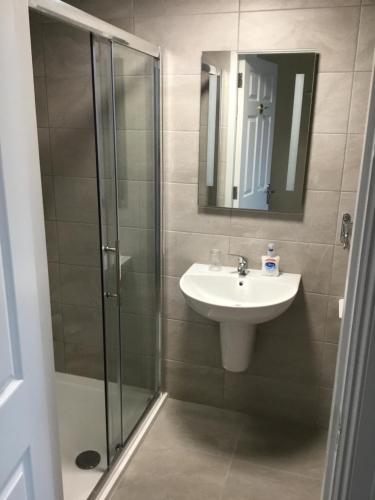 Koupelna v ubytování La Mirage B&B