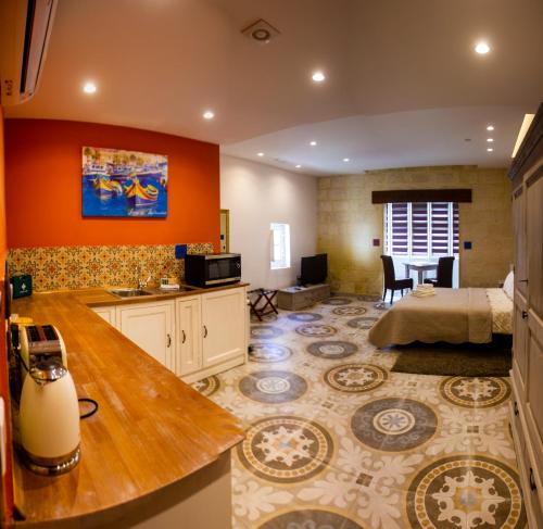 Posezení v ubytování Casa Azzopardi Suites