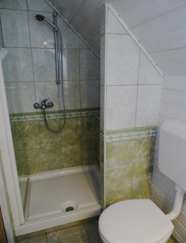 Koupelna v ubytování Apartments Zorč
