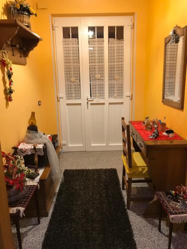 Χώρος καθιστικού στο B&B da nonna Vincenza