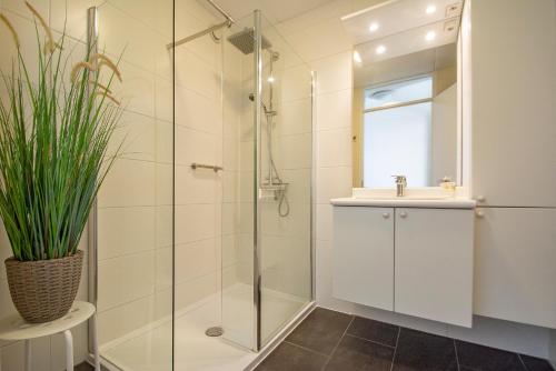 Ένα μπάνιο στο Beach appartment Strandslag 207 Julianadorp aan Zee